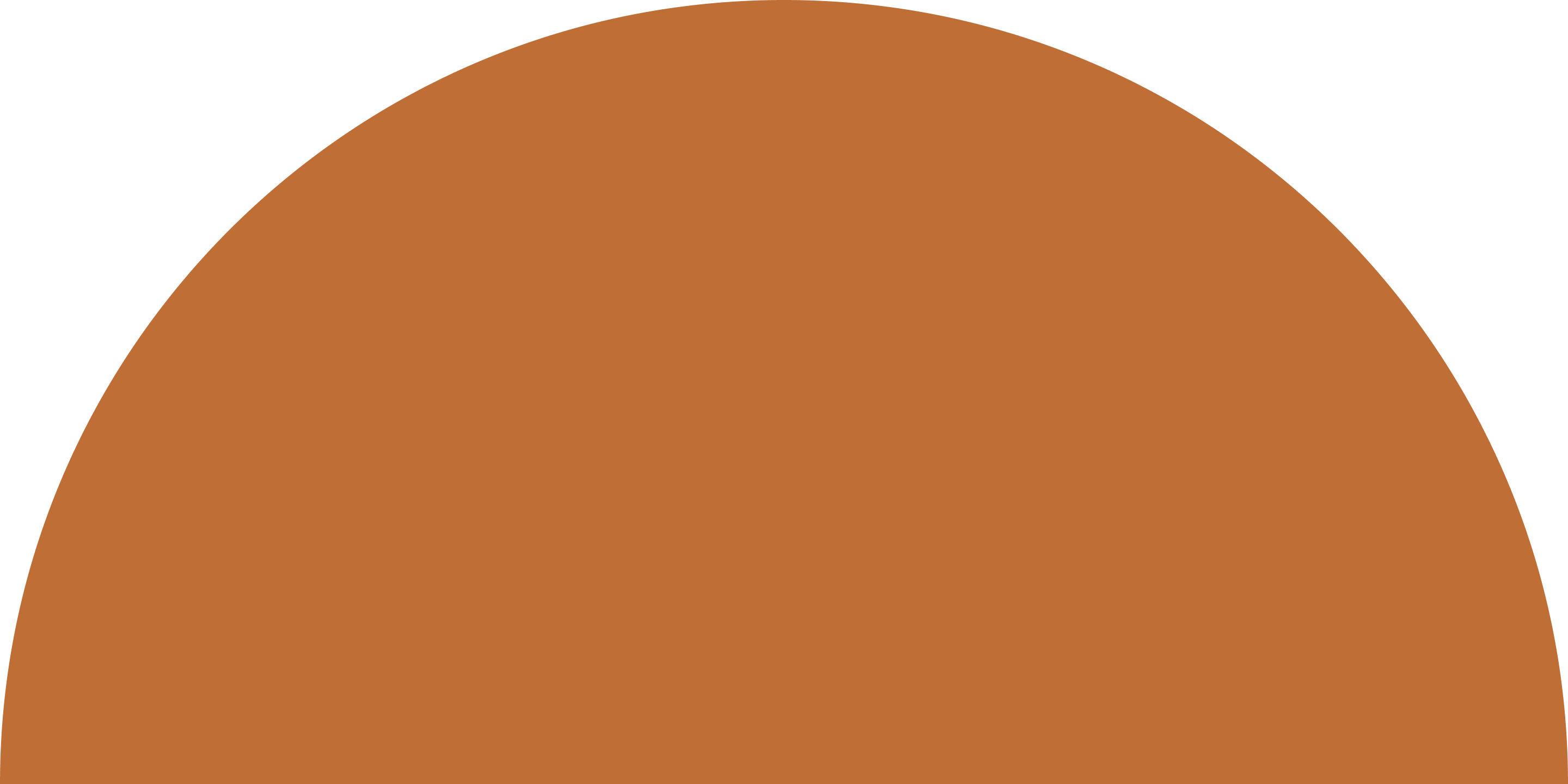Half circle decoration
